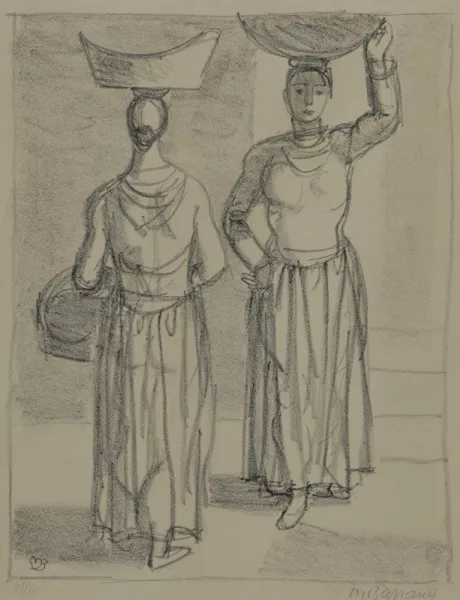Maurice Barraud — Porteuses de fleurs, 1939