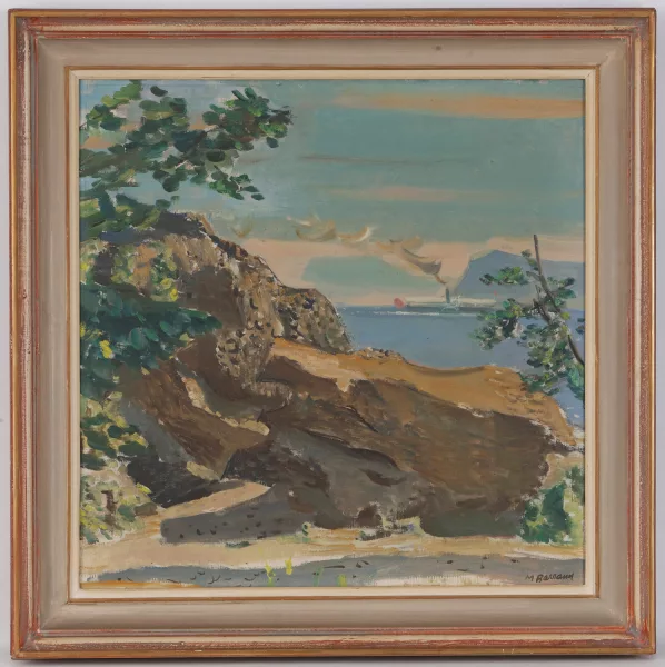 Maurice Barraud — Les rochers,