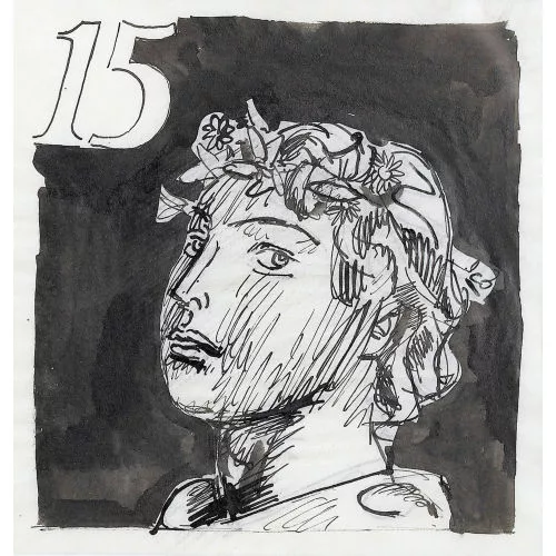 Maurice Barraud — "Briefmarkenentwurf".