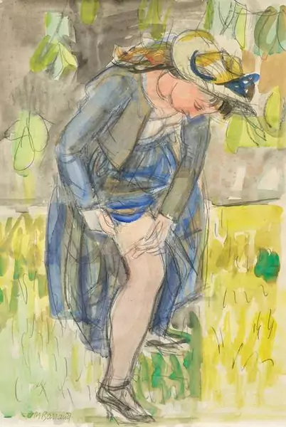 MAURICE BARRAUD — Das Strumpfband. — Koller Auktionen