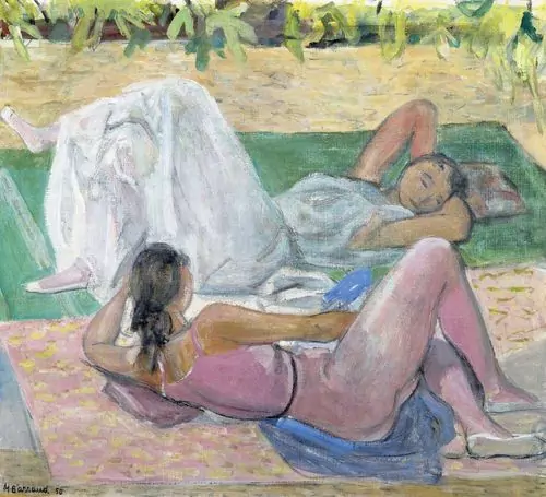 MAURICE BARRAUD — Zwei junge Frauen. 1950. — Koller Auktionen