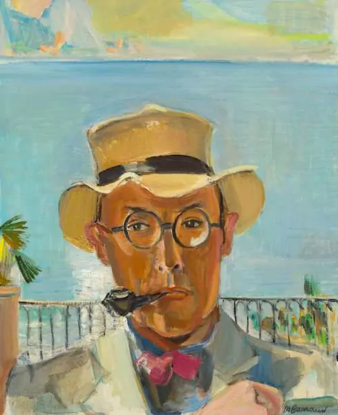 MAURICE BARRAUD — Self-portrait. Probably 1945. — Koller Auktionen
