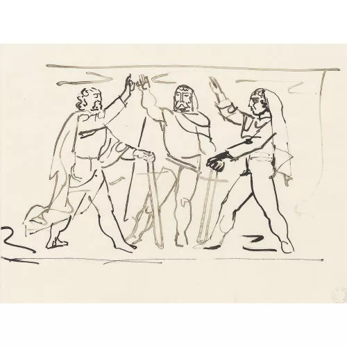 Maurice Barraud — Die drei Eidgenossen.