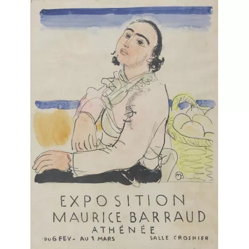 Maurice Barraud — "Exposition Maurice Barraud Athénée".