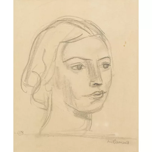 Maurice Barraud — Tête de femme.