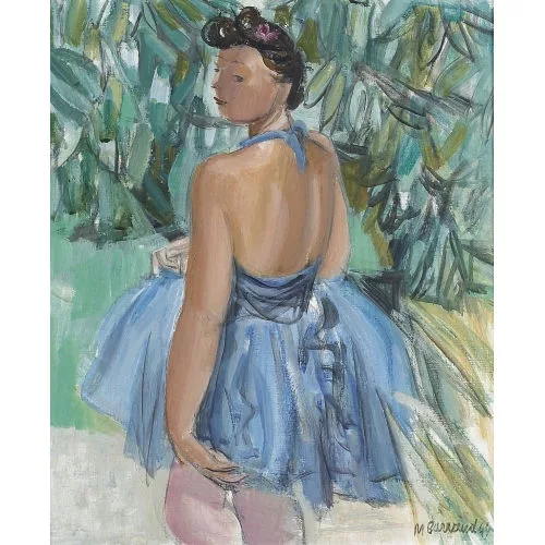 Maurice Barraud — "Danseuse au jardin".