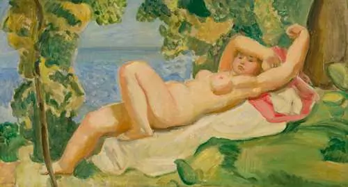MAURICE BARRAUD — Nu aux grappes de raisin. 1923. — Koller Auktionen