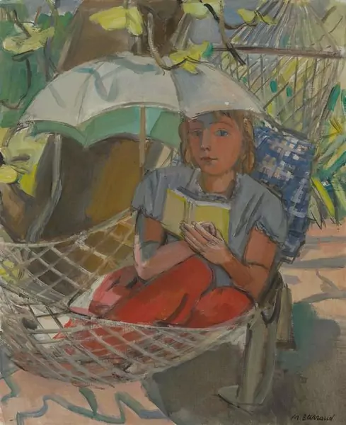 MAURICE BARRAUD — Lesende Frau im Garten. — Koller Auktionen