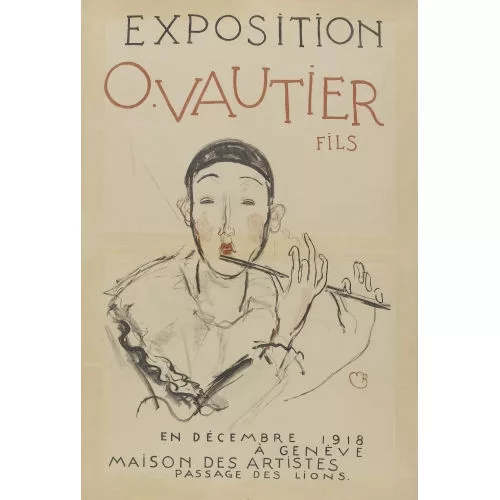 Maurice Barraud — "Exposition A. Vautier 1918".