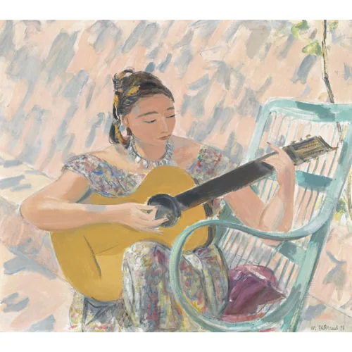 Maurice Barraud — "Guitariste".