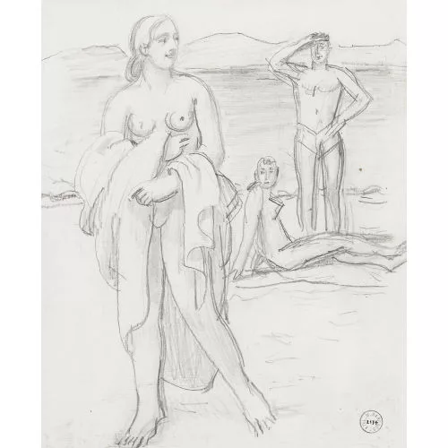 Maurice Barraud — Beim Baden.