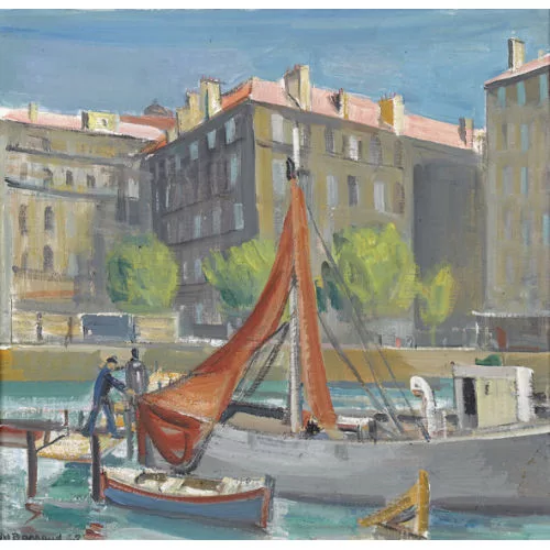 Maurice Barraud — "Le vieux port".