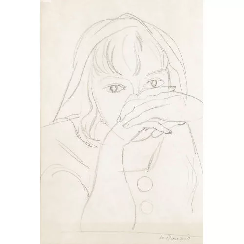 Maurice Barraud — Frau mit gefalteten Händen.