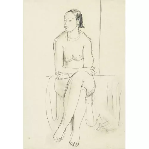 Femme assise