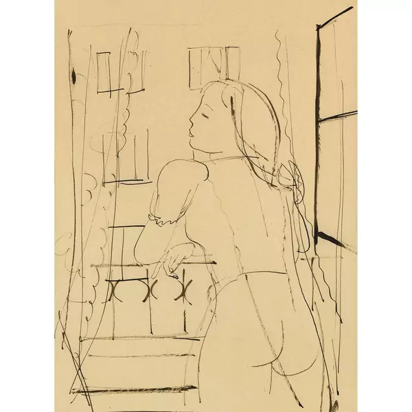 "La femme devant la fenêtre"