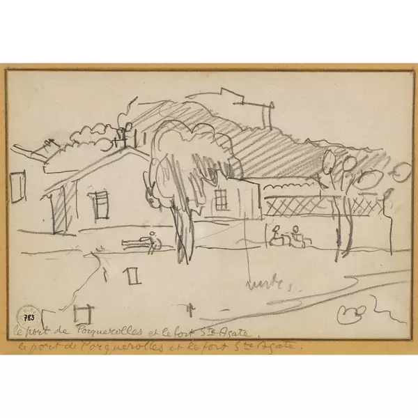 "Le port de Porquerolles"