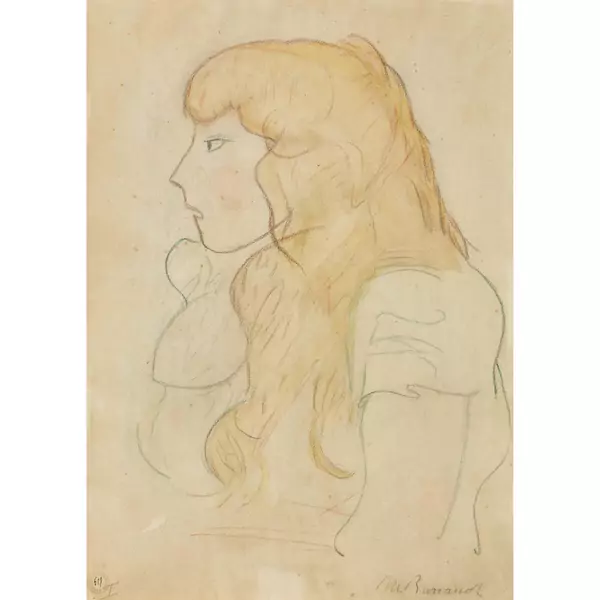 Mädchen mit langem Haar