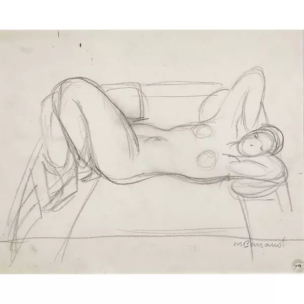 Nue allongée