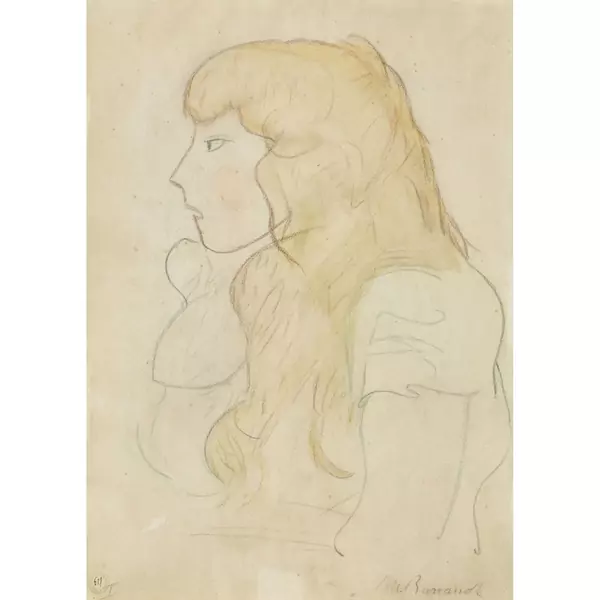 Mädchen mit langem Haar