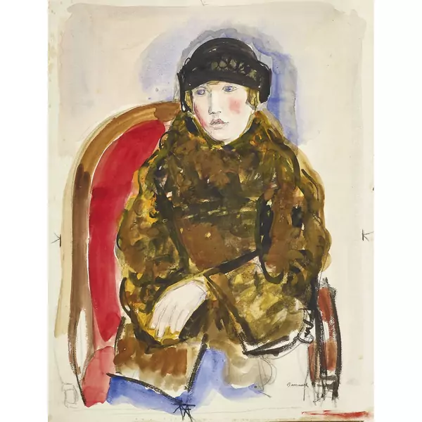 Femme assise
