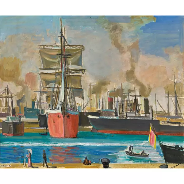"Le Port de Barcelone"