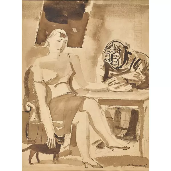 Mann und Frau am Tisch