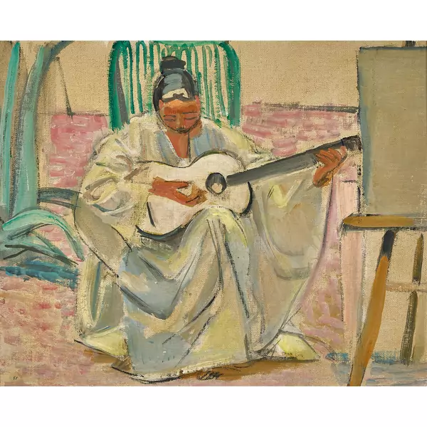 La guitariste en kimono