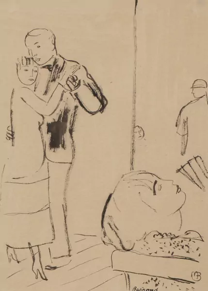 Maurice BARRAUD (1889-1954), "La Danse", encre — DognyAuction