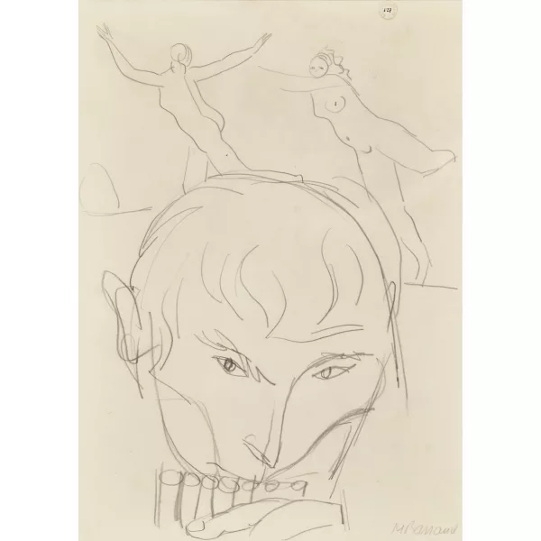 Maurice Barraud — Pan mit Flöte.
