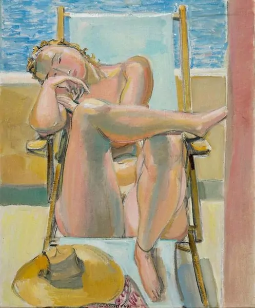 MAURICE BARRAUD — Sitzender weiblicher Akt. 1947. — Koller Auktionen