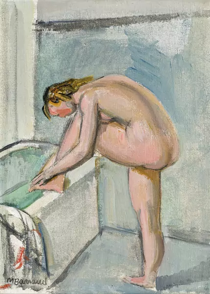 Femme à sa toilette
