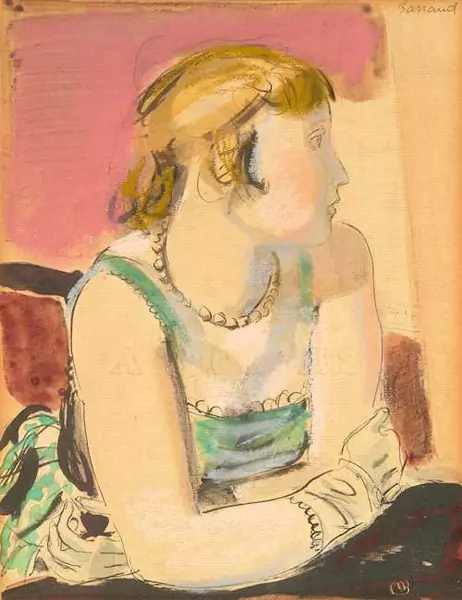 MAURICE BARRAUD — Portrait de femme. — Koller Auktionen