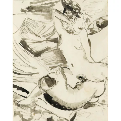 Maurice Barraud — Erotische Szene.
