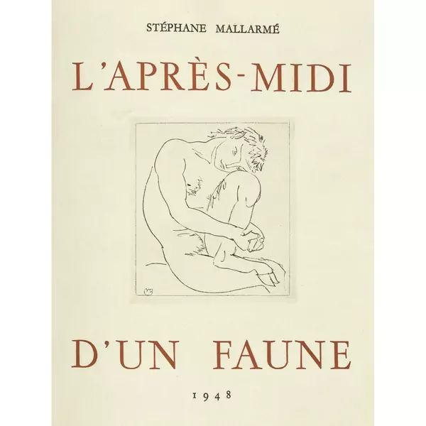 Maurice Barraud — Stéphane Mallarmé. L'Après-Midi d'un Faune. Eines Faunen Nachmittag. Deutsche Nachdichtung von Edwin Maria Landau. Avec 5 eaux-fortes de Maurice Barraud Zürich, Chiron-Presse, 1948 — Galerie Kornfeld