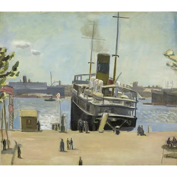 Maurice Barraud — Le Navire en partance — Galerie Kornfeld