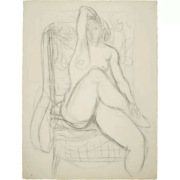 Maurice Barraud — Sitzender Akt — Galerie Kornfeld