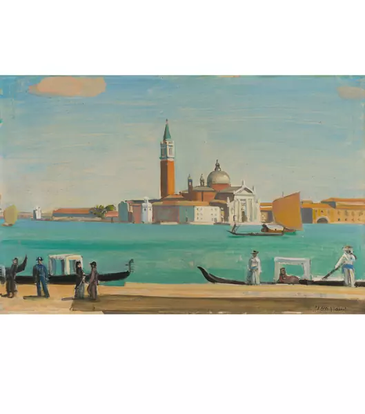Maurice Barraud — Venise, Saint-Georges Majeure — Galerie Kornfeld