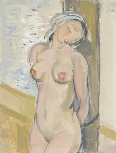 Maurice Barraud — NUE DEBOUTSTANDING FEMALE NUDE