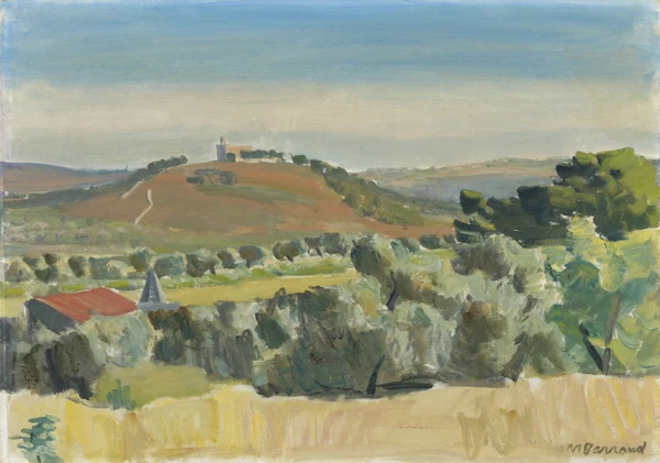 Maurice Barraud — LA COLLINE SAINTE CROIX, CASSISTHE SAINTE CROIX HILL, CASSIS