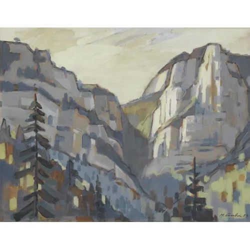 Maurice Gerber — "Combe-Grède au matin".