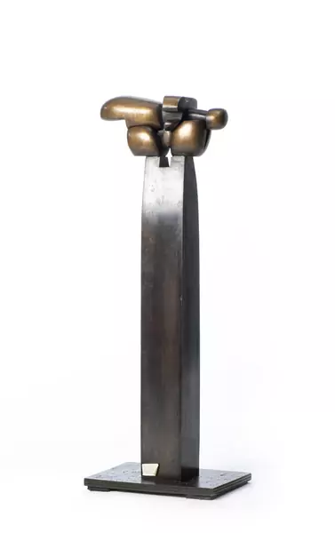 Maurice PERRENOUD (1914-2007), "Vers la chute du héros", sculpture — DognyAuction