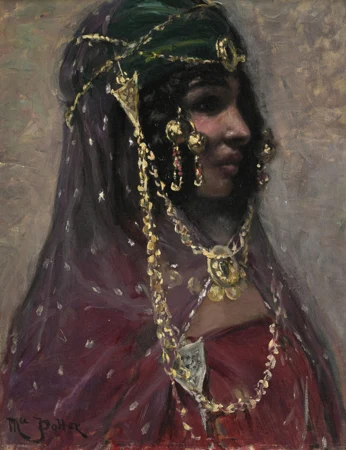 Portrait d'une femme orientale