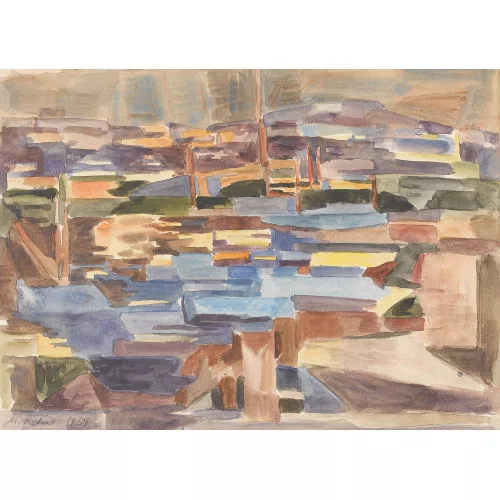 Maurice Robert — "Le port".