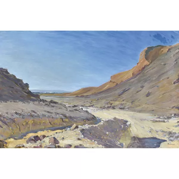 "Les premiers contreforts de la chaine Libique (Haute Egypte)"