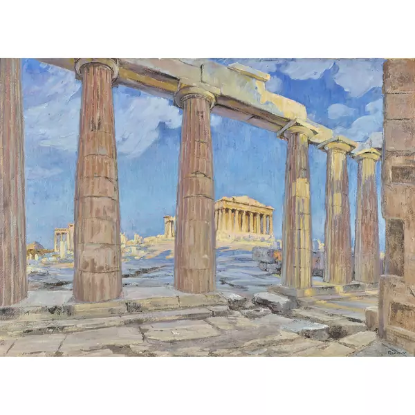 "Le Parthenon - Le soir"