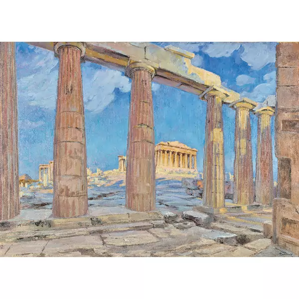 "Le Parthenon - Le soir"