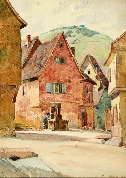 Elsässer Dorfbild