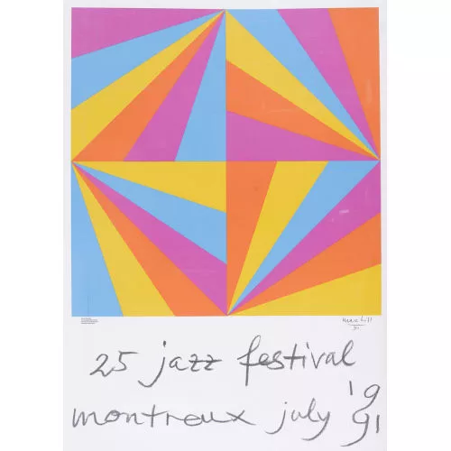 Max Bill — "25 jazz festival montreux july 1991".