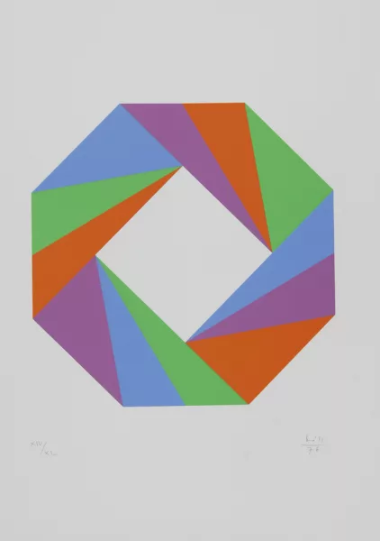 Max Bill — Farbige Rotation, 1976
