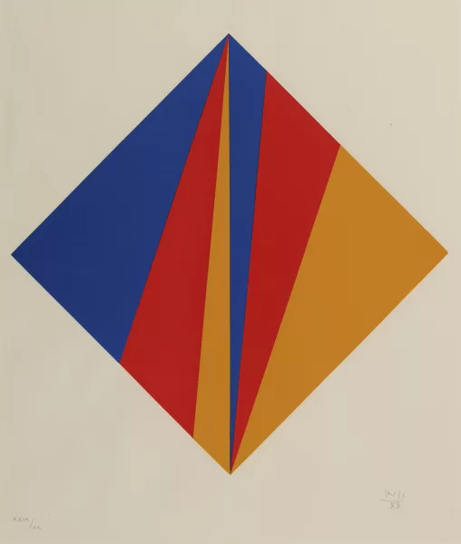 Max Bill — 2 Blätter: Ohne Titel, 1988; Ohne Titel, 1993